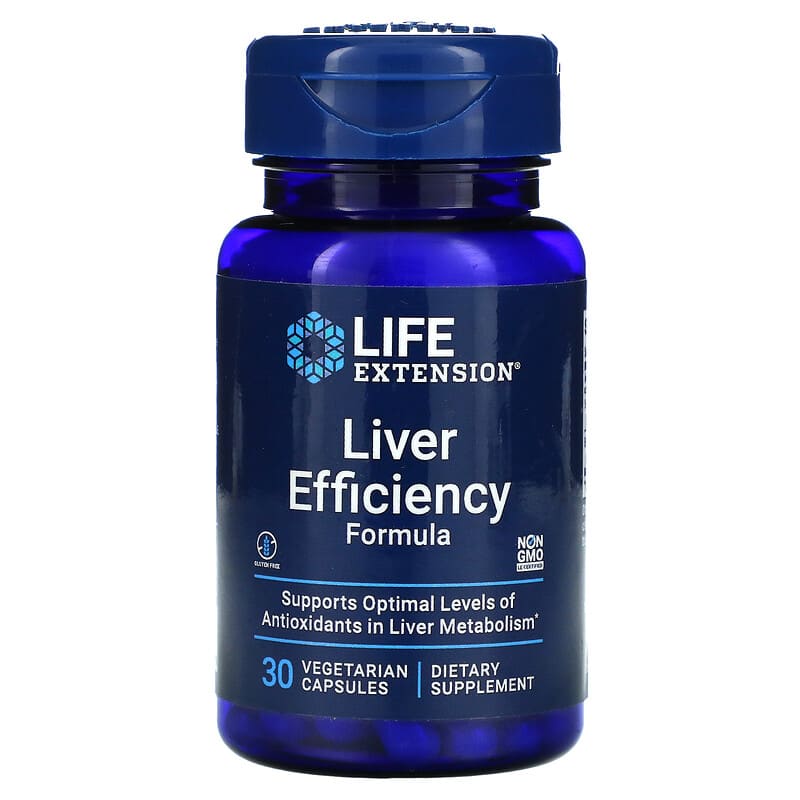 Life Extension Liver Efficiency Formula 30 Vegetarian Capsules 1 Life Extension Liver Efficiency Formula 30 Vegetarian Capsules 737870160830