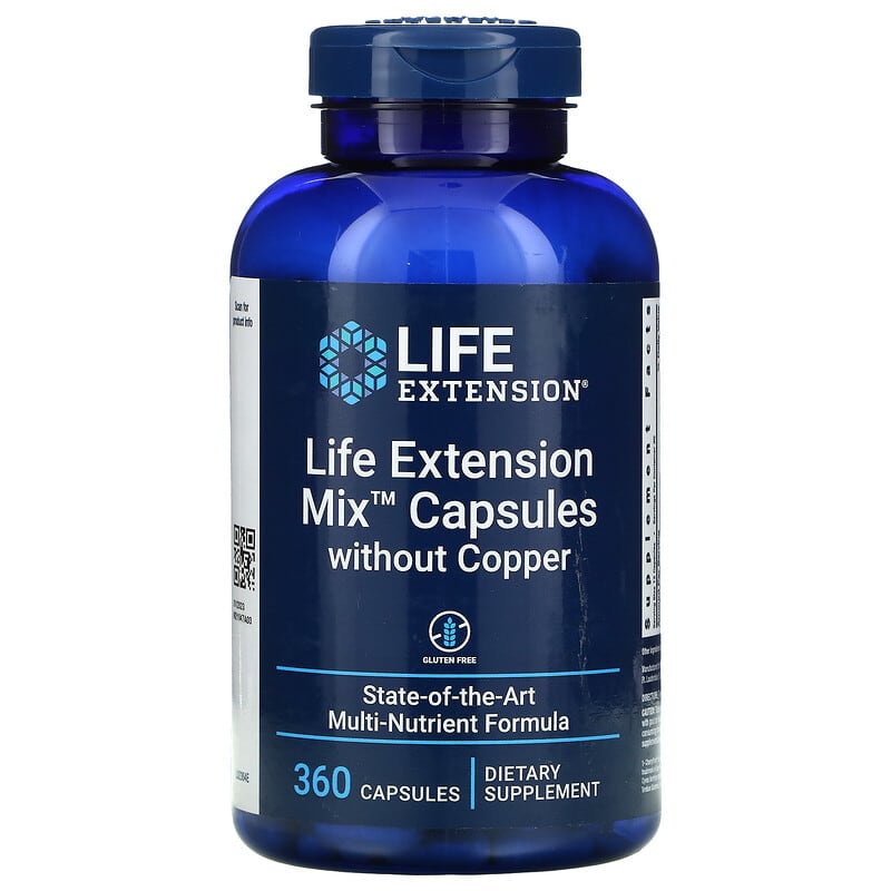 Life Extension Mix viên without Copper 360 viên 1 Life Extension Mix Capsules without Copper 360 Capsules 737870236436