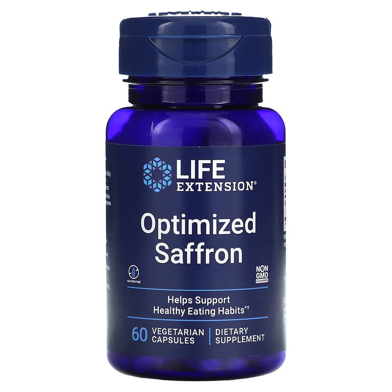 Life Extension Optimized Saffron 60 viên 1 Life Extension Optimized Saffron 60 Vegetarian Capsules 737870143260
