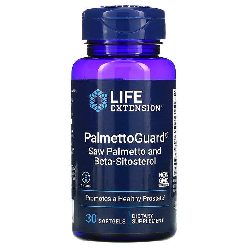 Life Extension PalmettoGuard Saw Palmetto and Beta-Sitosterol 30 Softgels 1 Life Extension PalmettoGuard Saw Palmetto and Beta-Sitosterol 30 Softgels 737870178934