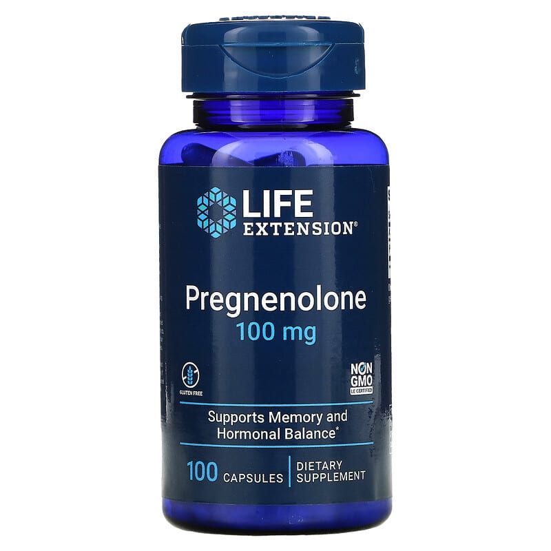 Life Extension Pregnenolone 100 mg 100 viên 1 Life Extension Pregnenolone 100 mg 100 Capsules 737870700104