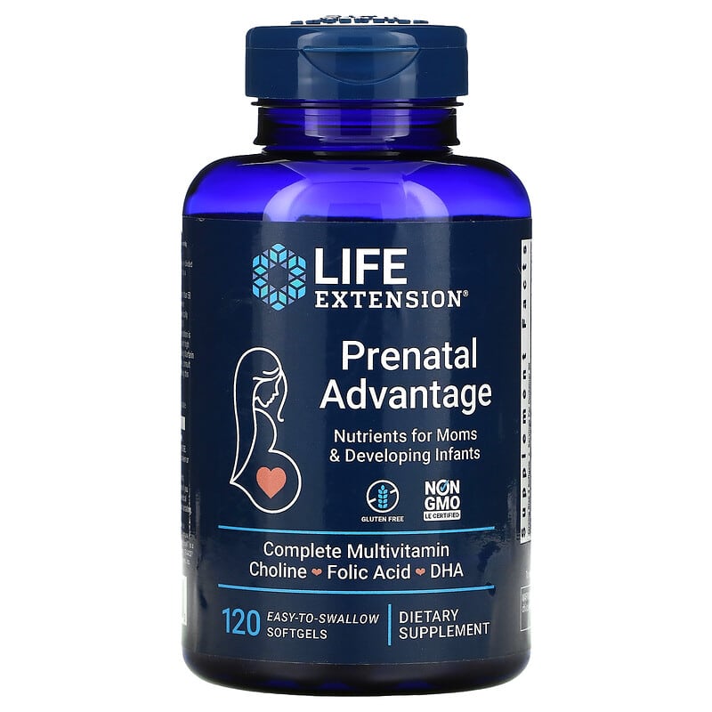 Life Extension Prenatal Advantage 120 Easy-To-Swallow Softgels 1 Life Extension Prenatal Advantage 120 Easy-To-Swallow Softgels 737870231912