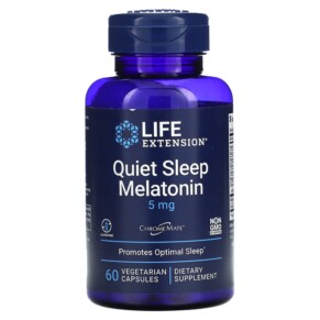 Life Extension Quiet Sleep Melatonin 5 mg 60 Vegetarian Capsules 737870144564