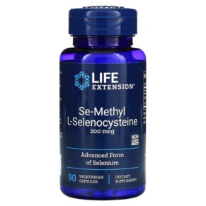 Life Extension Se-Methyl L- Selenocysteine 200 mcg 90 Vegetarian Capsules 737870187998