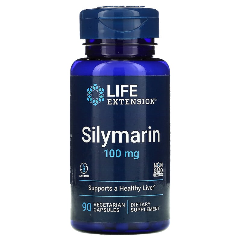 Life Extension Silymarin 100 mg 90 Vegetarian Capsules 1 Life Extension Silymarin 100 mg 90 Vegetarian Capsules 737870188490