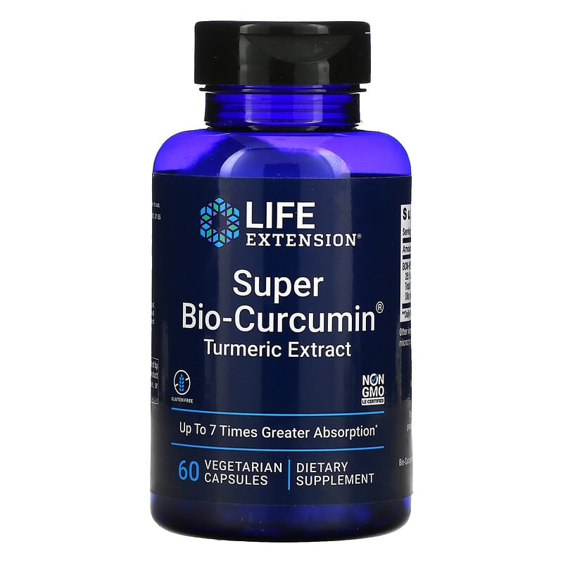 Life Extension Super Bio-Curcumin 60 Vegetarian Capsules 1 Life Extension Super Bio-Curcumin 60 Vegetarian Capsules 737870407065