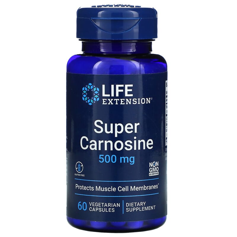 Life Extension Super Carnosine 500 mg 60 Vegetarian Capsules 1 Life Extension Super Carnosine 500 mg 60 Vegetarian Capsules 737870202066