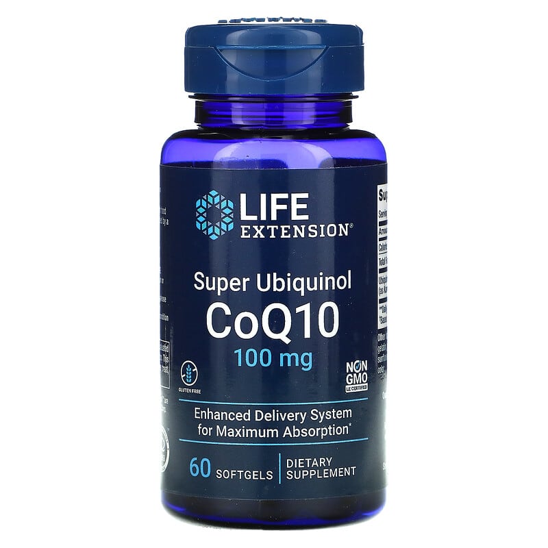 Life Extension Super Ubiquinol CoQ10 100 mg 60 Softgels 1 Life Extension Super Ubiquinol CoQ10 100 mg 60 Softgels 737870192961