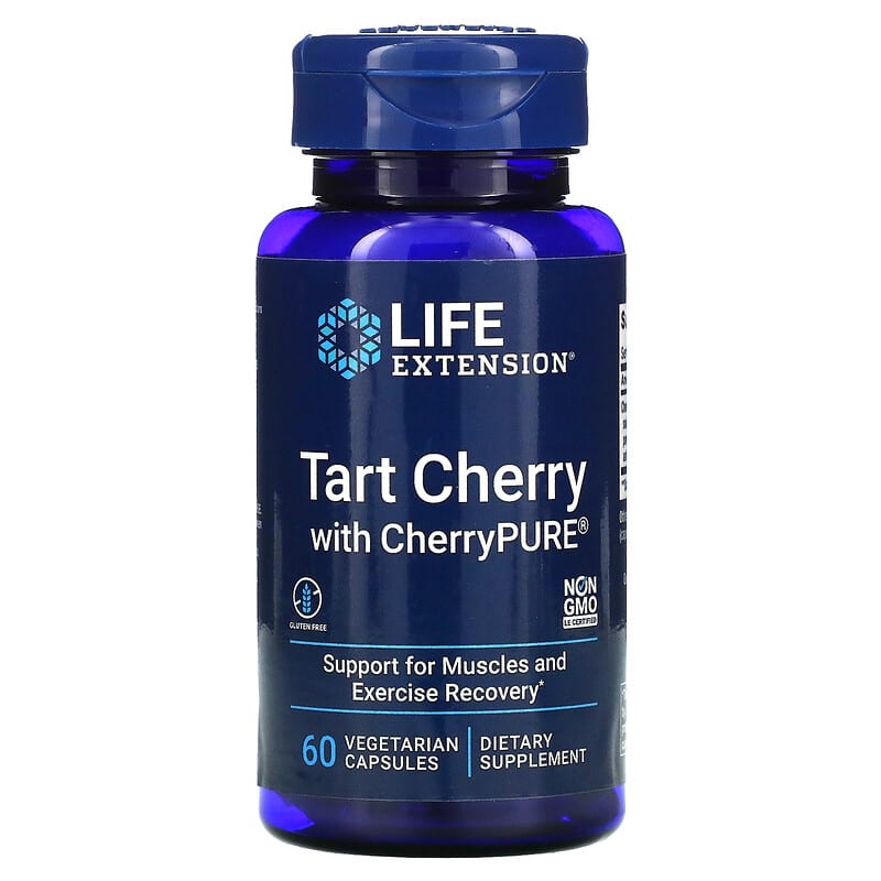 Life Extension Tart Cherry with CherryPURE 60 Vegetarian Capsules 1 Life Extension Tart Cherry with CherryPURE 60 Vegetarian Capsules 737870202363