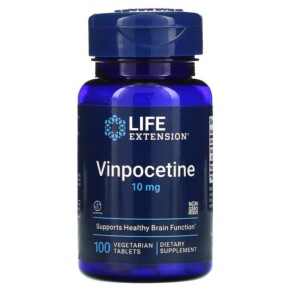 Life Extension Vinpocetine 10 mg 100 Vegetarian Tablets 737870132714