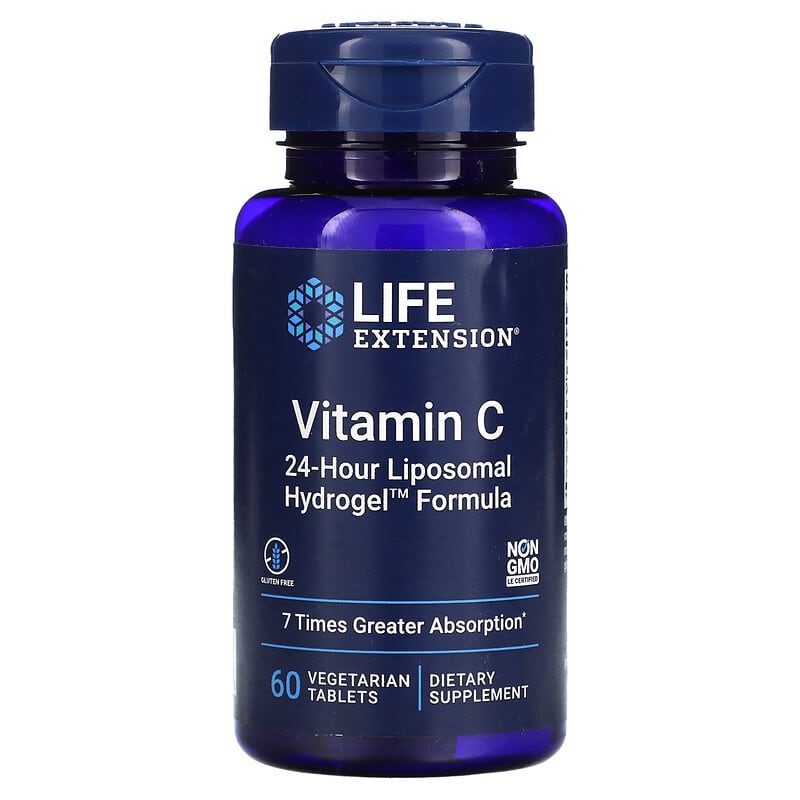 Life Extension Vitamin C 60 Vegetarian Tablets 1 Life Extension Vitamin C 60 Vegetarian Tablets 737870250166