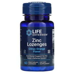 Life Extension Zinc Lozenges Citrus-Orange 60 Vegetarian Lozenges 737870156161