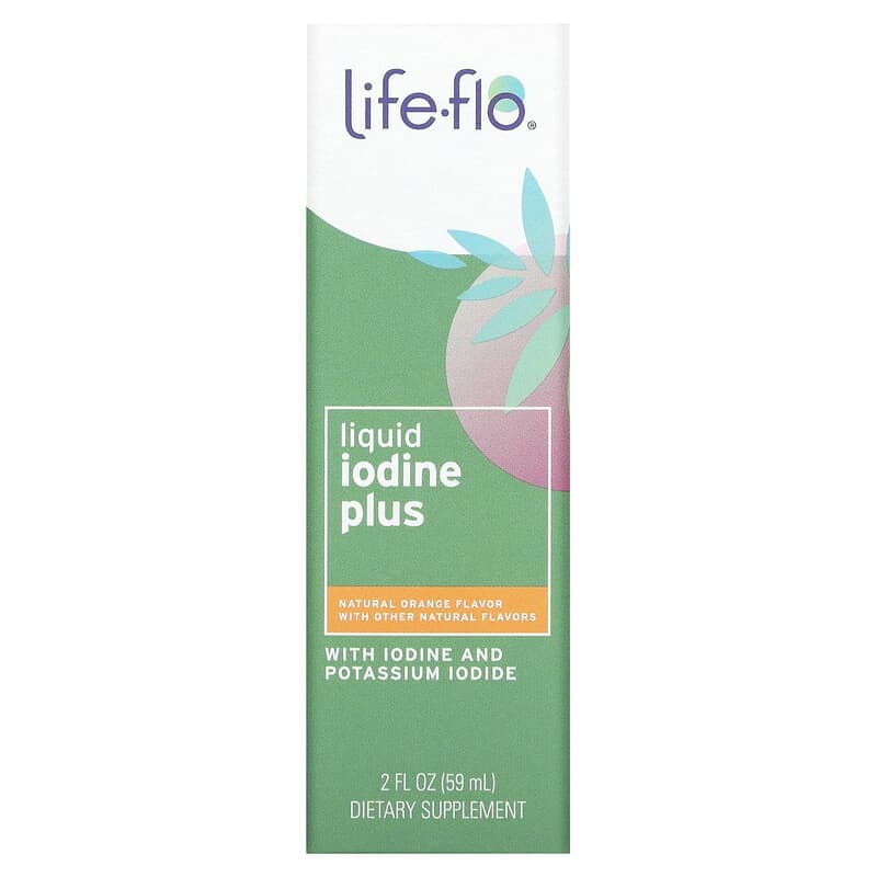 Life-flo Liquid Iodine Plus Natural Orange Flavor 2 oz (59 ml) 1 Life-flo Liquid Iodine Plus Natural Orange 2 fl oz (59 ml) 645951282213