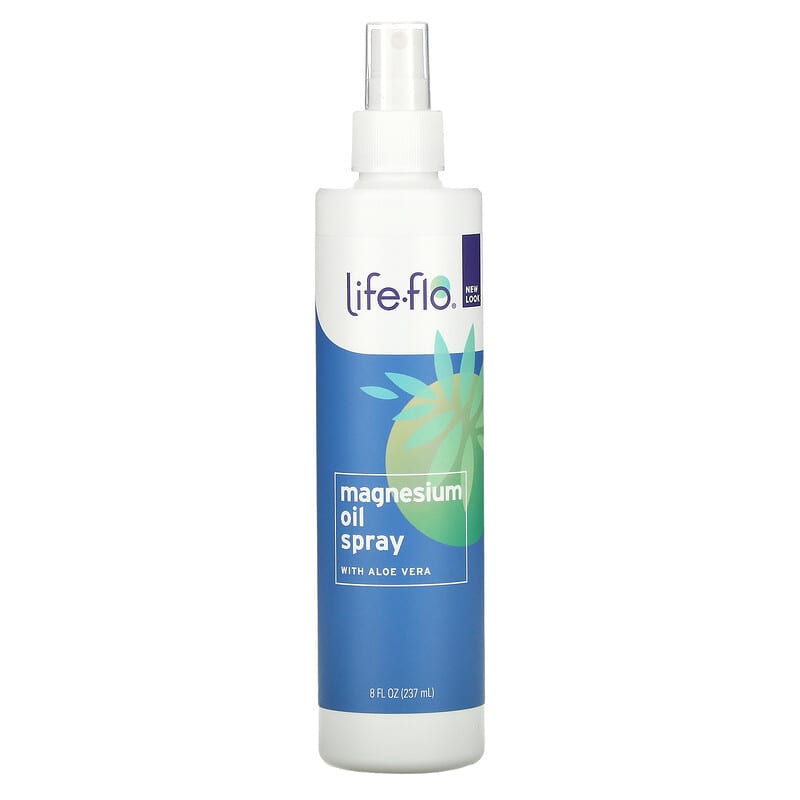 Life-flo Life-Flor Magnesium Oil Spray Plus Aloe Vera 8 oz (237 ml) 1 Life-flo Magnesium Oil Spray with Aloe Vera 8 fl oz (237 ml) 645951580814