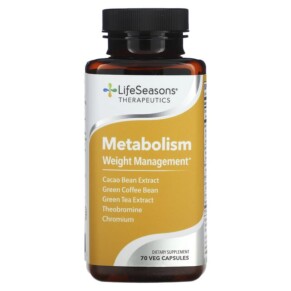 LifeSeasons Metabolism Weight Management 70 Veg Capsules 853760002032