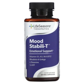 LifeSeasons Mood Stabili-T Emotional Support 60 Veg Capsules 853760002643