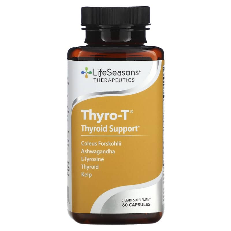 LifeSeasons Thyro-T Thyroid Support 60 Capsules 1 LifeSeasons Thyro-T Thyroid Support 60 Capsules 853760002216