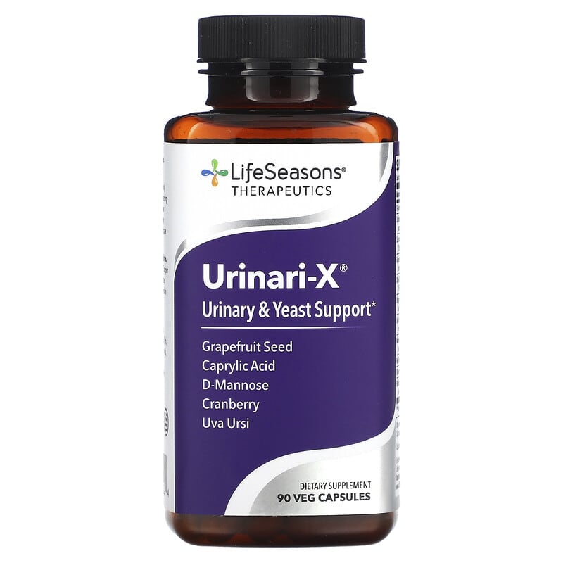LifeSeasons Urinari-X Urinary & Yeast Support 90 Veg Capsules 1 LifeSeasons Urinari-X Urinary & Yeast Support 90 Veg Capsules 853760002124