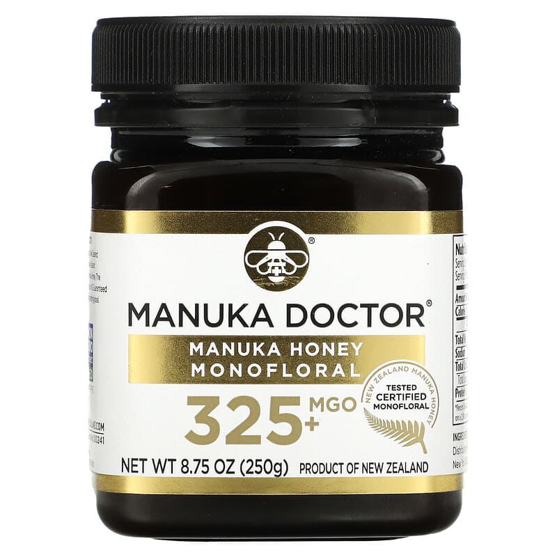 Manuka Doctor Manuka Honey Monofloral MGO 325+ 8.75 oz (250 g) 1 Manuka Doctor Manuka Honey Monofloral MGO 325+ 8.75 oz (250 g) 850312008092