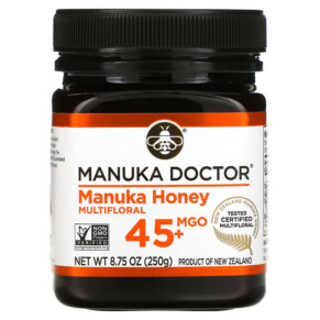 Manuka Doctor Manuka Honey Multifloral MGO 45+ 8.75 oz (250 g) 852469004279