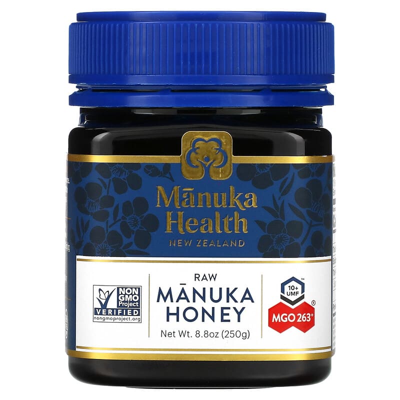 Manuka Health Raw Manuka Honey MGO 263+ 8.8 oz (250 g) 1 Manuka Health Raw Manuka Honey MGO 263+ 8.8 oz (250 g) 895015001575