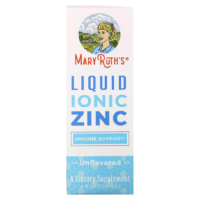 MaryRuth Organics Liquid Ionic Zinc Unflavored 4 fl oz (120 ml) 856645008600