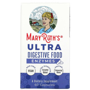 MaryRuth Organics Ultra Digestive Food Enzymes 60 Capsules 856645008242