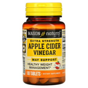 Mason Natural Extra Strength Apple Cider Vinegar 100 Tablets 311845139511
