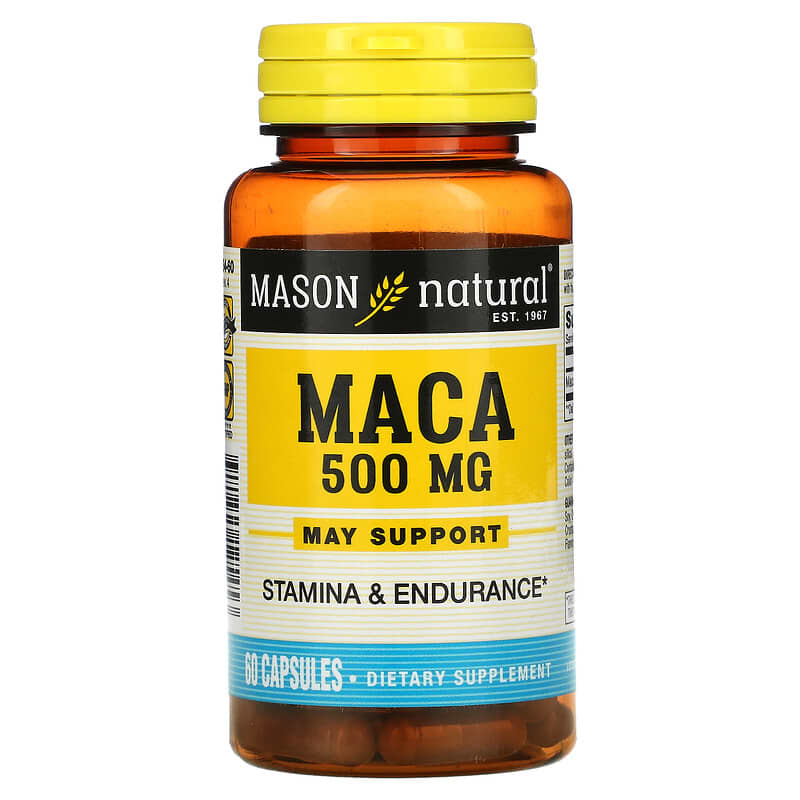 Mason Natural Maca 500 mg 60 Capsules 1 Mason Natural Maca 500 mg 60 Capsules 311845125453