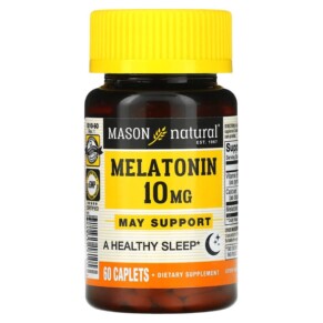 Mason Natural Melatonin 10 mg 60 Caplets 311845181053