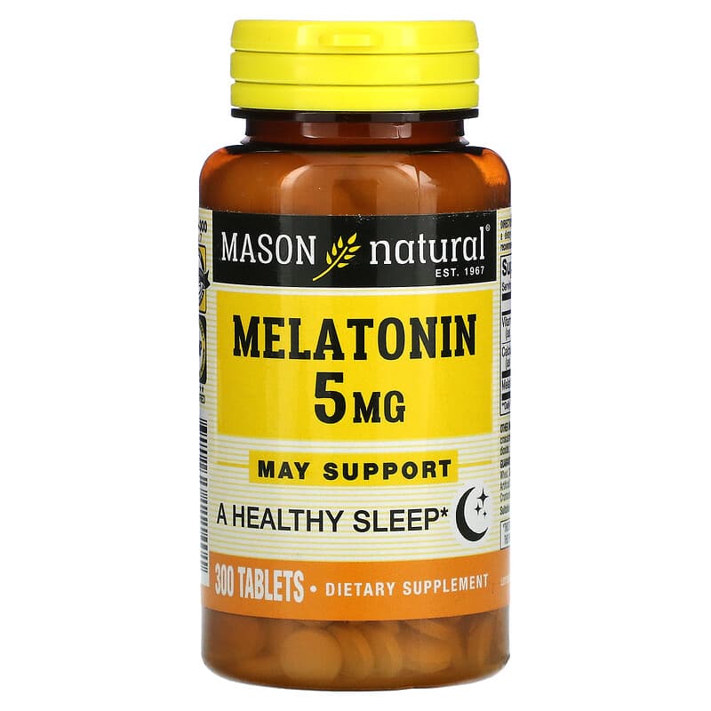 Mason Natural Melatonin 5 mg 300 viên 1 Mason Natural Melatonin 5 mg 300 Tablets 311845111401