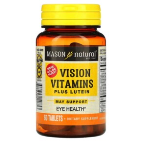 Mason Natural Vision Vitamins Plus Lutein 60 Tablets 311845140753