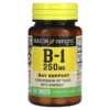 Mason Natural Vitamin B-1 250 mg 100 Tablets 311845056610