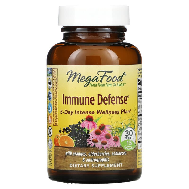 MegaFood Immune Defense 30 Tablets 1 MegaFood Immune Defense 30 Tablets 051494103661