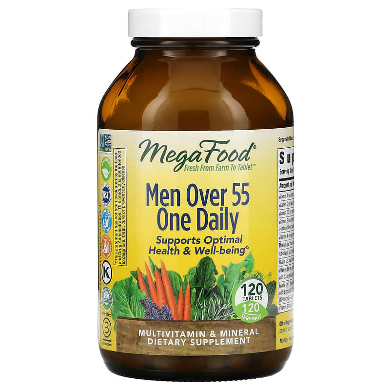 MegaFood Men Over 55 One Daily 120 viên 1 MegaFood Men Over 55 One Daily 120 Tablets 051494103579