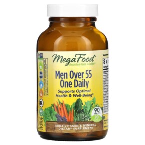 MegaFood Men Over 55 One Daily 90 Tablets 051494103562