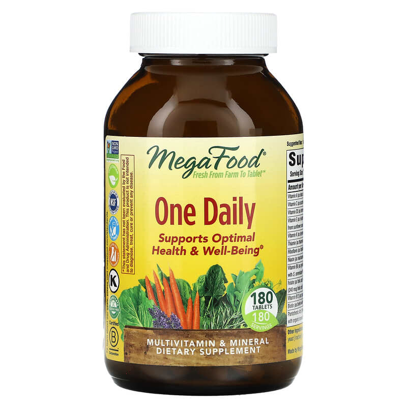 MegaFood One Daily 180 viên 1 MegaFood One Daily 180 Tablets 051494101537