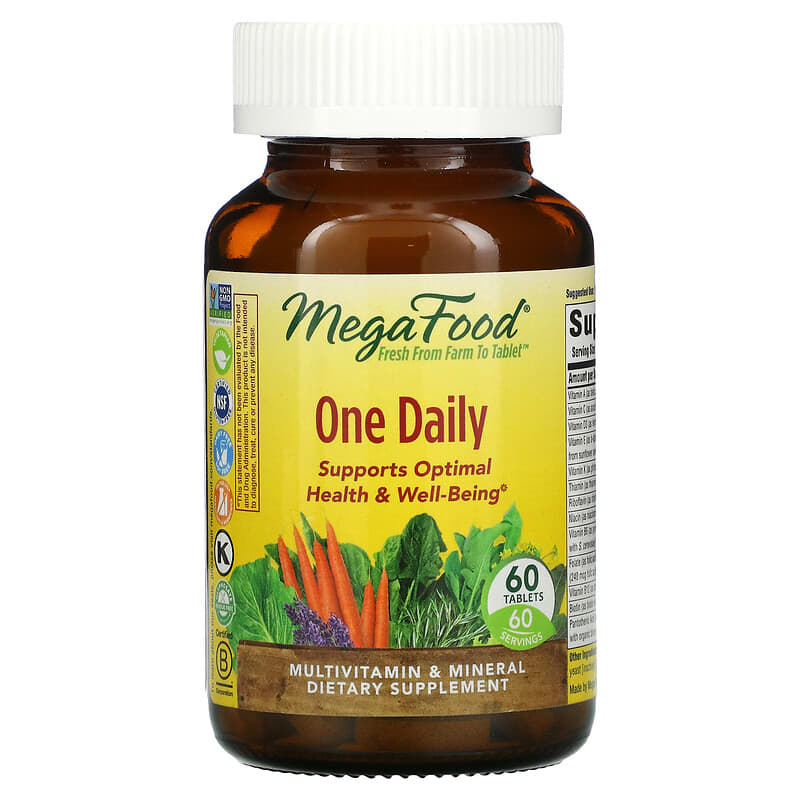 MegaFood One Daily 60 viên 1 MegaFood One Daily 60 Tablets 051494101513