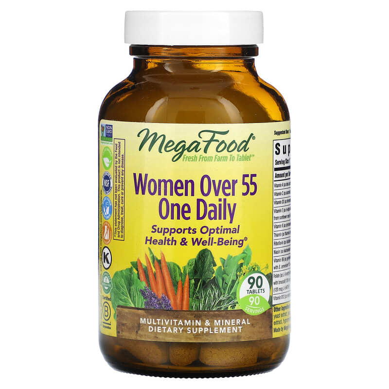MegaFood Women Over 55 One Daily 90 viên 1 MegaFood Women Over 55 One Daily 90 Tablets 051494103531