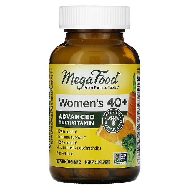 MegaFood Multi for Women 40+ 120 viên 1 MegaFood Women's 40+ Advanced Multivitamin 120 Tablets 051494103227