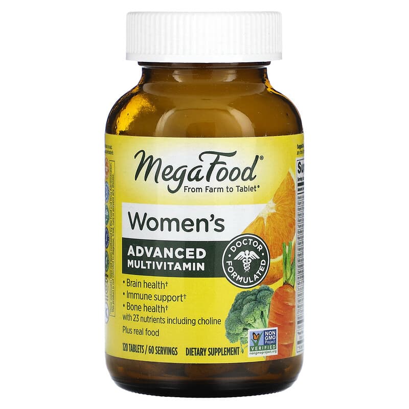 MegaFood Multi for Women 120 viên 1 MegaFood Women's Advanced Multivitamin 120 Tablets 051494103241