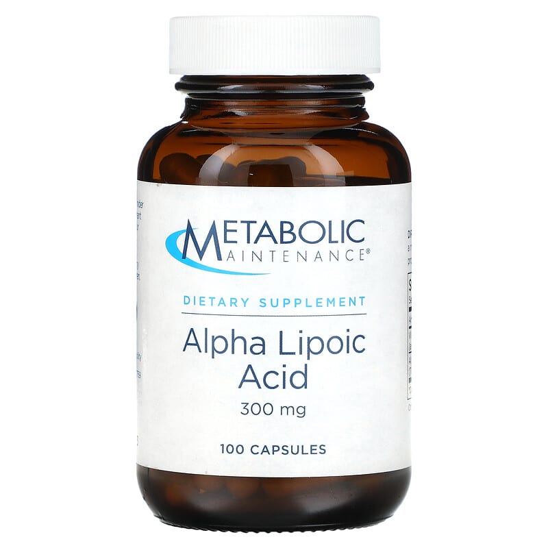 Metabolic Maintenance Alpha Lipoic Acid 300 mg 100 Capsules 1 Metabolic Maintenance Alpha Lipoic Acid 300 mg 100 Capsules 838287002413