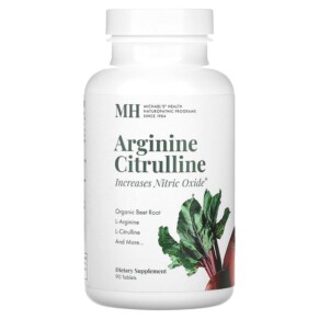 Michael's Naturopathic Arginine Citrulline 90 Tablets 755929060016