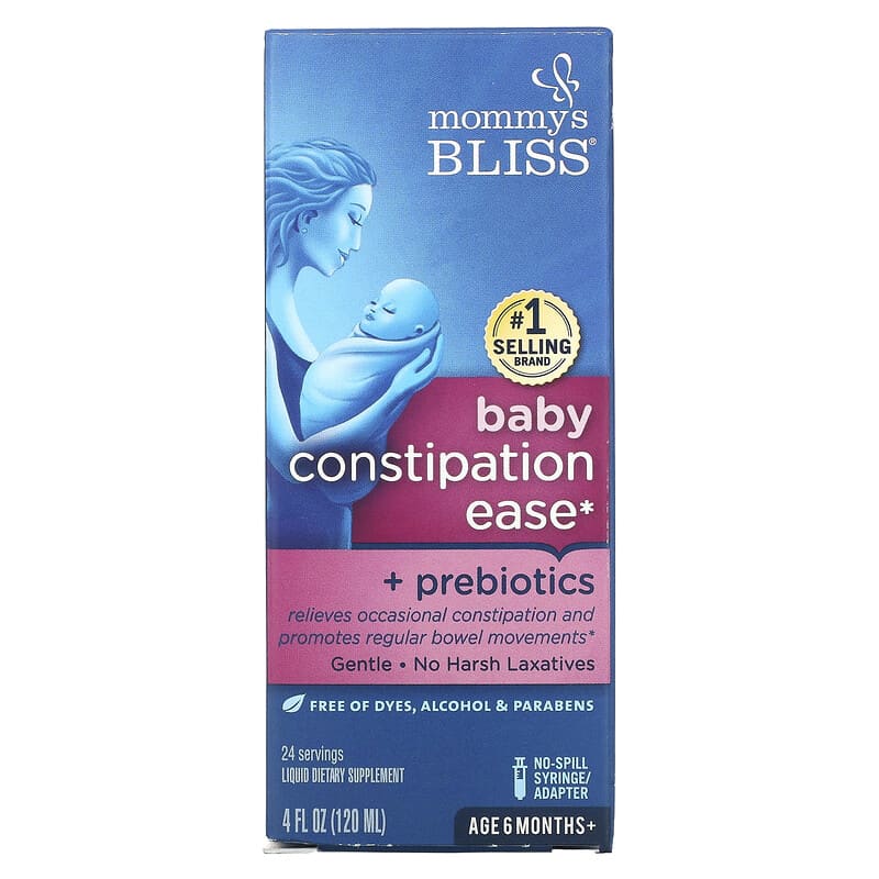 Mommy's Bliss Baby Constipation Ease 6 Months+ 4 fl oz (120 ml) 1 Mommy's Bliss Baby Constipation Ease 6 Months+ 4 fl oz (120 ml) 679234055317
