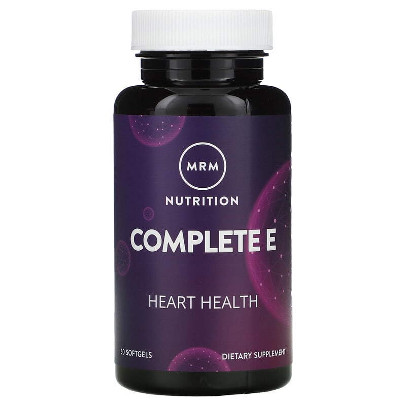 MRM Nutrition Complete E 60 Softgels 1 MRM Nutrition Complete E 60 Softgels 609492810076