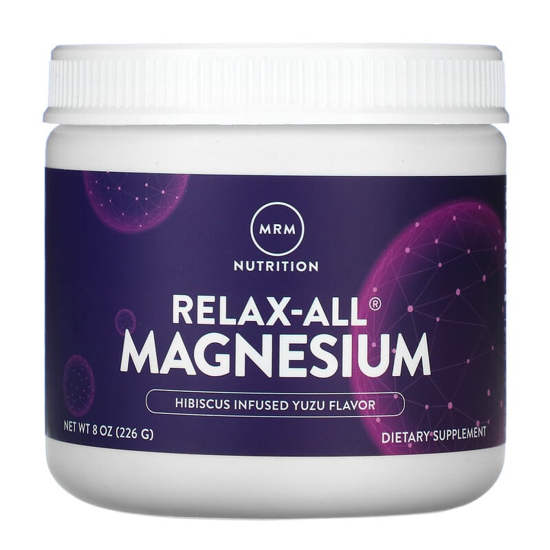 MRM Relax-All Magnesium Hibiscus Infused Yuzu 8 oz (226 g) 1 MRM Nutrition Relax-All Magnesium Hibiscus Infused Yuzu 8 oz (226 g) 609492300522