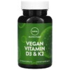 MRM Vegan Vitamin D3 & K2 60 viên 2 MRM Nutrition Vegan Vitamin D3 & K2 60 Vegan Capsules 609492231079