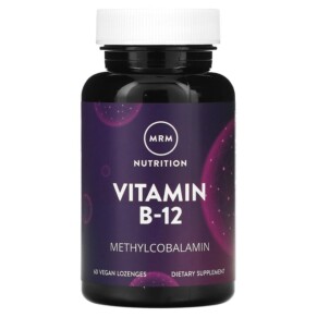 MRM Nutrition Vitamin B-12 60 Vegan Lozenges 609492810069