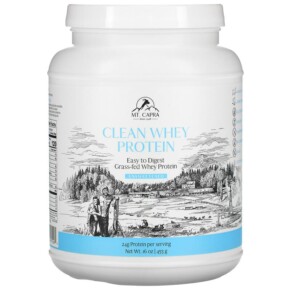 Mt. Capra Clean Whey Protein Unsweetened 16 oz (453 g) 633924720060