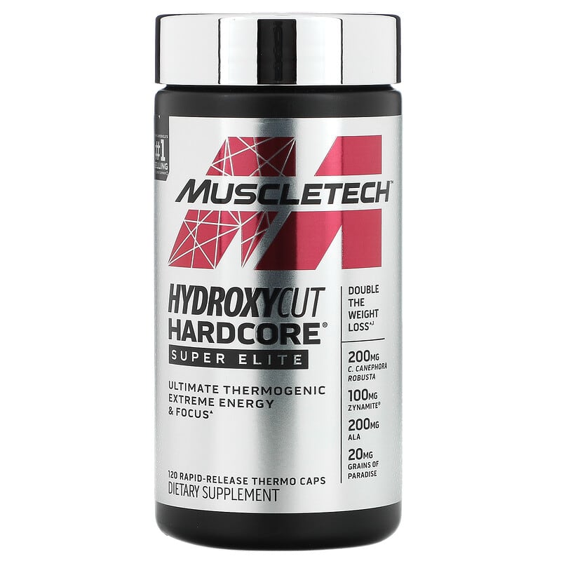 MuscleTech Hydroxycut Hardcore Super Elite 120 Rapid-Release Thermo Caps 1 MuscleTech Hydroxycut Hardcore Super Elite 120 Rapid-Release Thermo Caps 631656610147